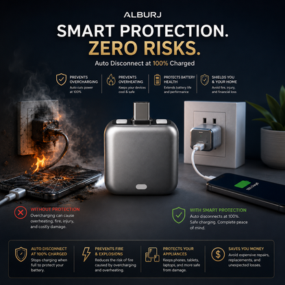Smart Auto Disconnect USB-C Charging Protector™