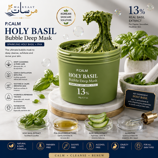 Holy Basil Bubble Deep Mask