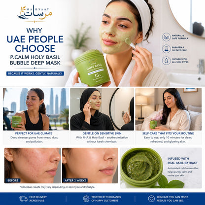 Holy Basil Bubble Deep Mask